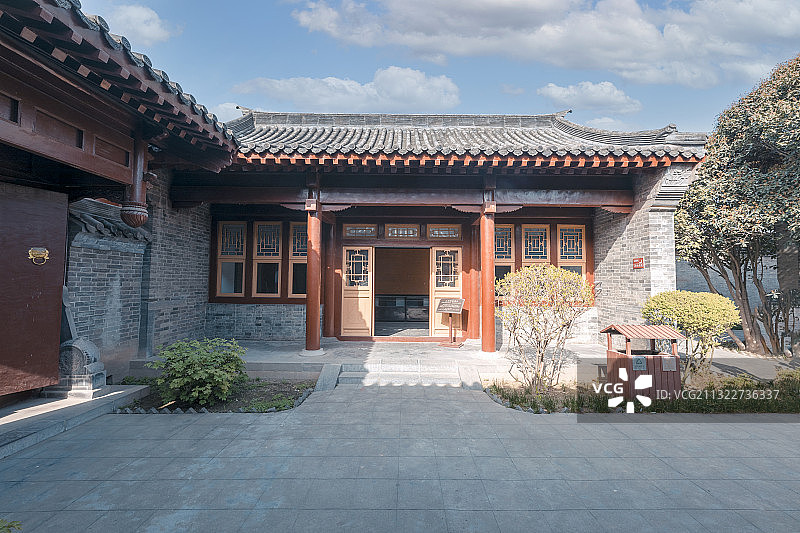 河南省洛阳市孟津县王铎故居图片素材