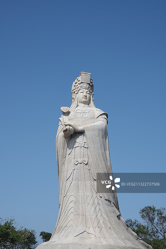 妈祖石像图片素材