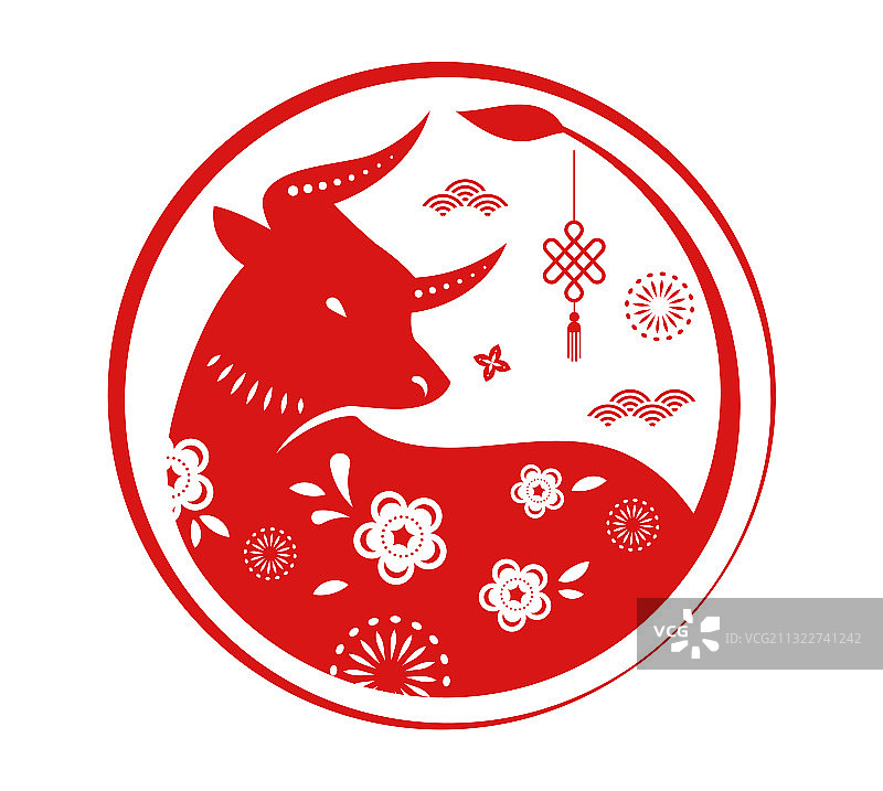 2021中国新年牛年图片素材