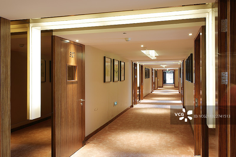 酒店走廊图片素材