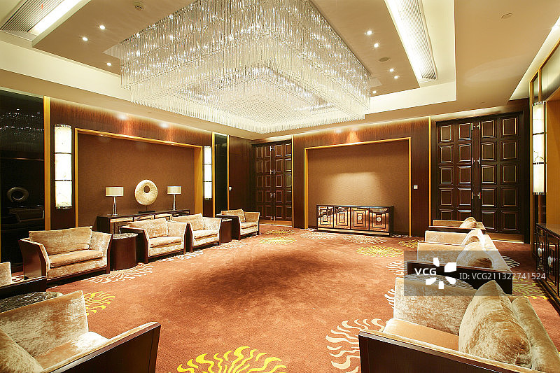 豪华酒店会议室图片素材