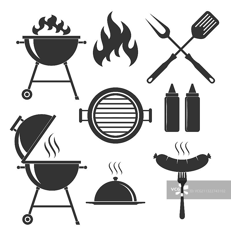 烧烤套餐图标图片素材