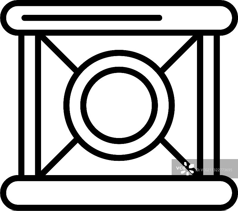 狗敏捷圈轮廓样式图标图片素材