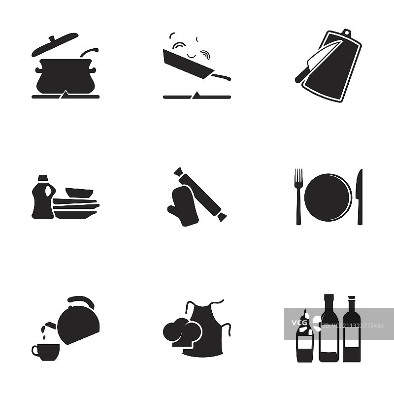 厨房主题图标图片素材
