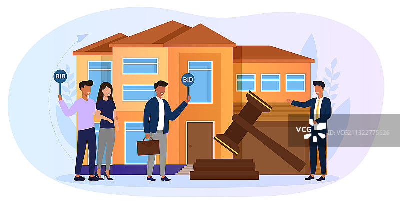 拍卖和竞标主页图片素材