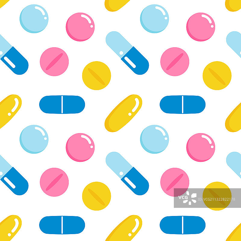 彩色药丸维生素药物图案图片素材