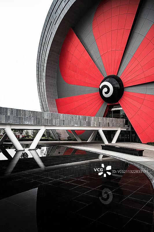 建筑外部图片，飞机引擎，抽象，留白，无人的，天空，建筑，顺德图片素材