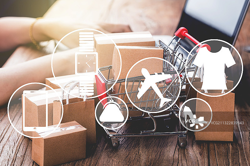 网购概念图片素材