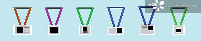 卡通ID卡图标设计模板图片素材