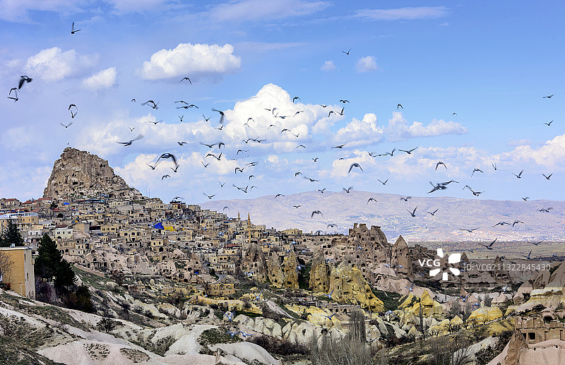 土耳其格雷梅卡帕多奇亚鸽子谷图片素材