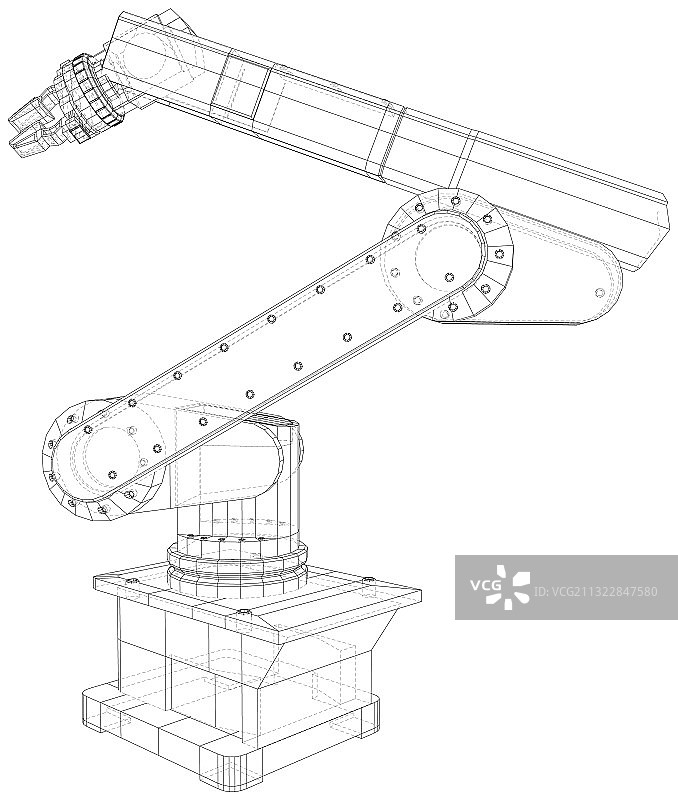 机器人手臂工业机械技术图片素材