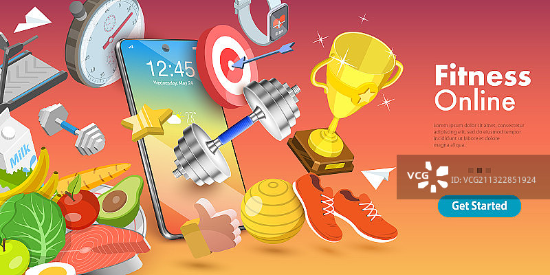 3D在线概念图图片素材