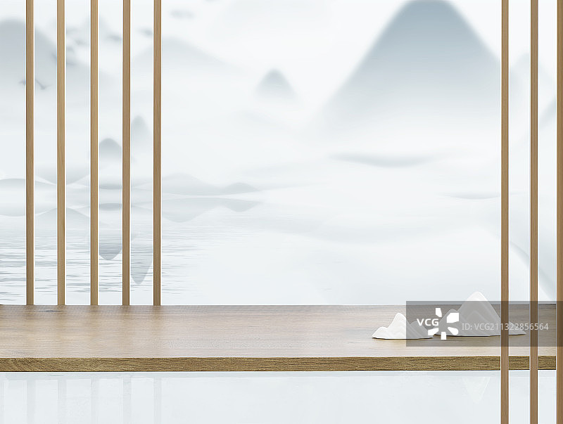 新中式场景图片素材