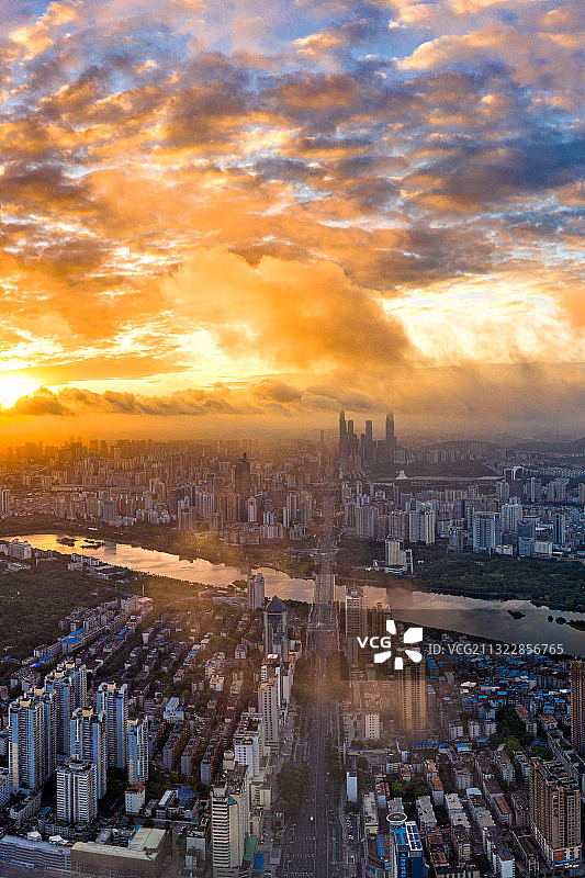 天空之境南湖公园图片素材