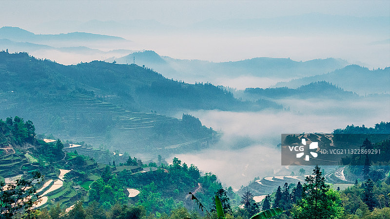 苗岭之晨图片素材