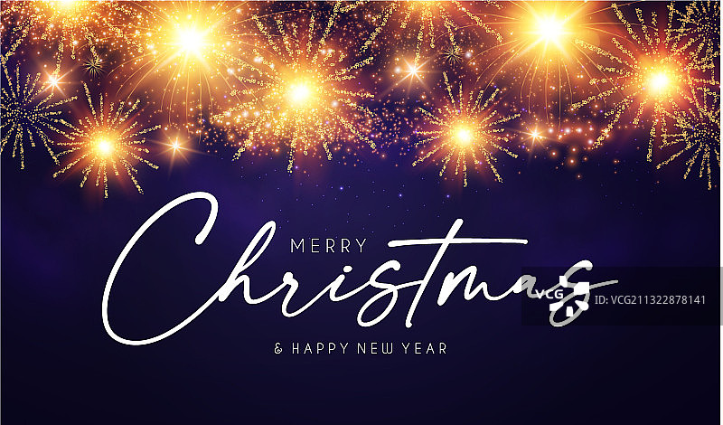 闪耀圣诞设计模板图片素材