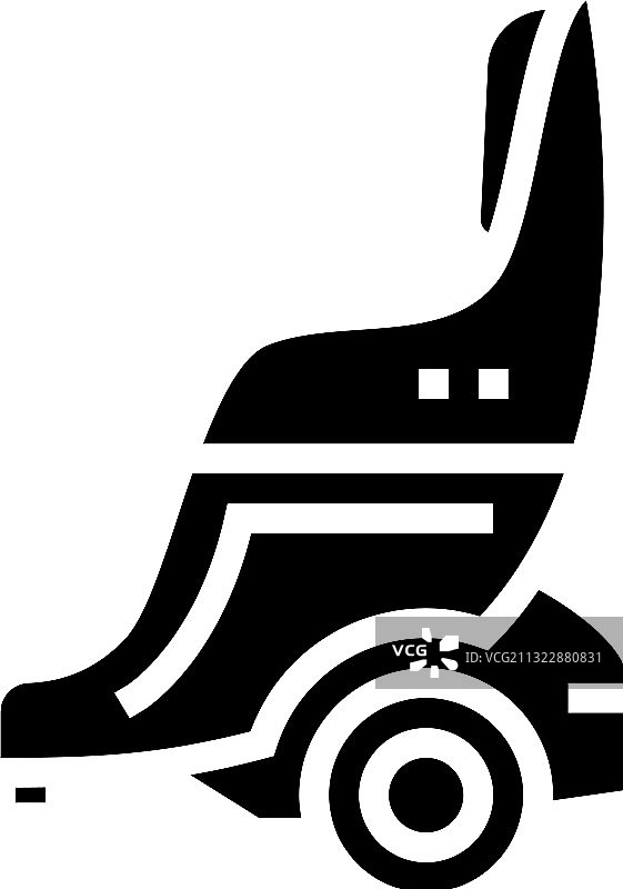 带座椅平衡车标志符号图片素材