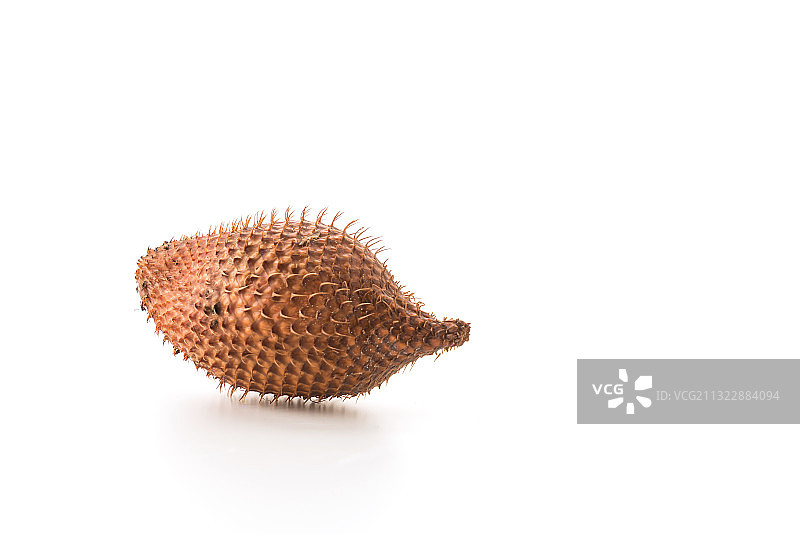 红毛丹特写，白色背景图片素材