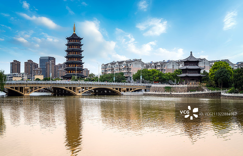 江苏泰州望海楼图片素材