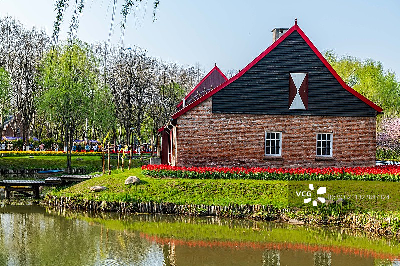 绿博园一隅，江苏南京图片素材