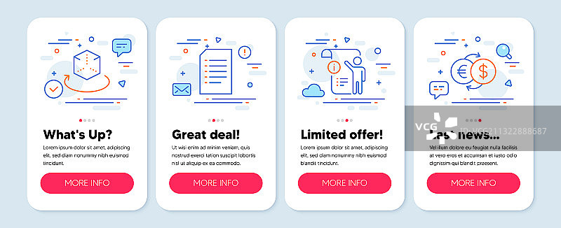 手册文档商务图标集图片素材