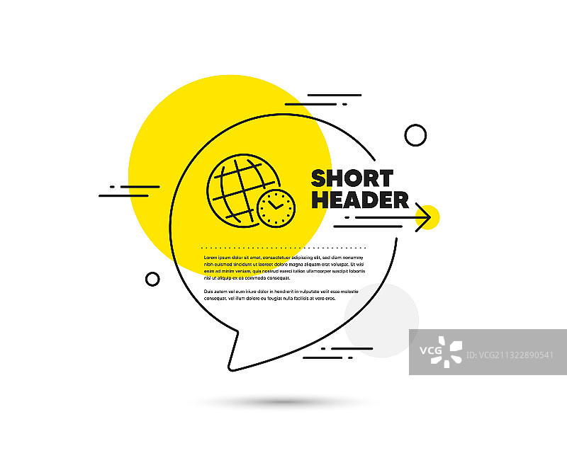 时区线图标世界时钟标志手表图片素材