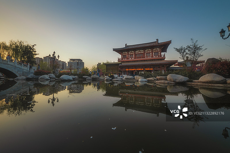 长安春晓图片素材