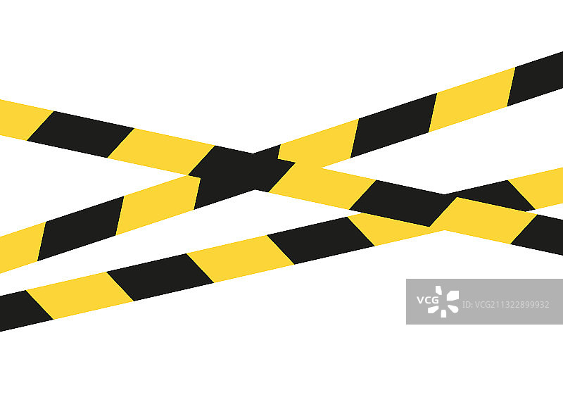 黑黄条纹关闭警告标志图片素材
