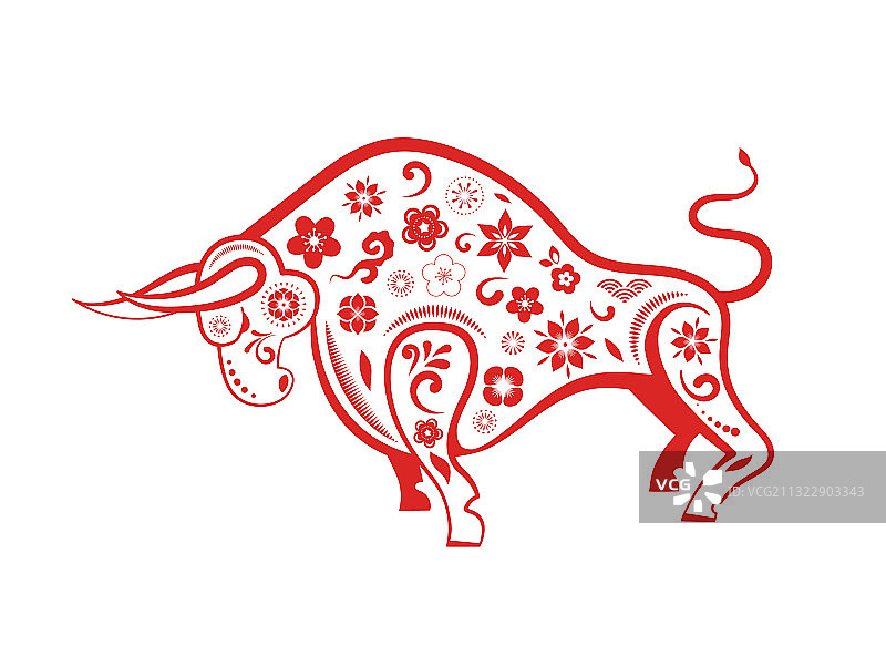 2021中国新年牛年图片素材