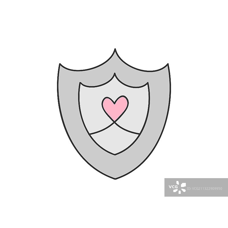 可爱持盾骑士盔甲图片素材