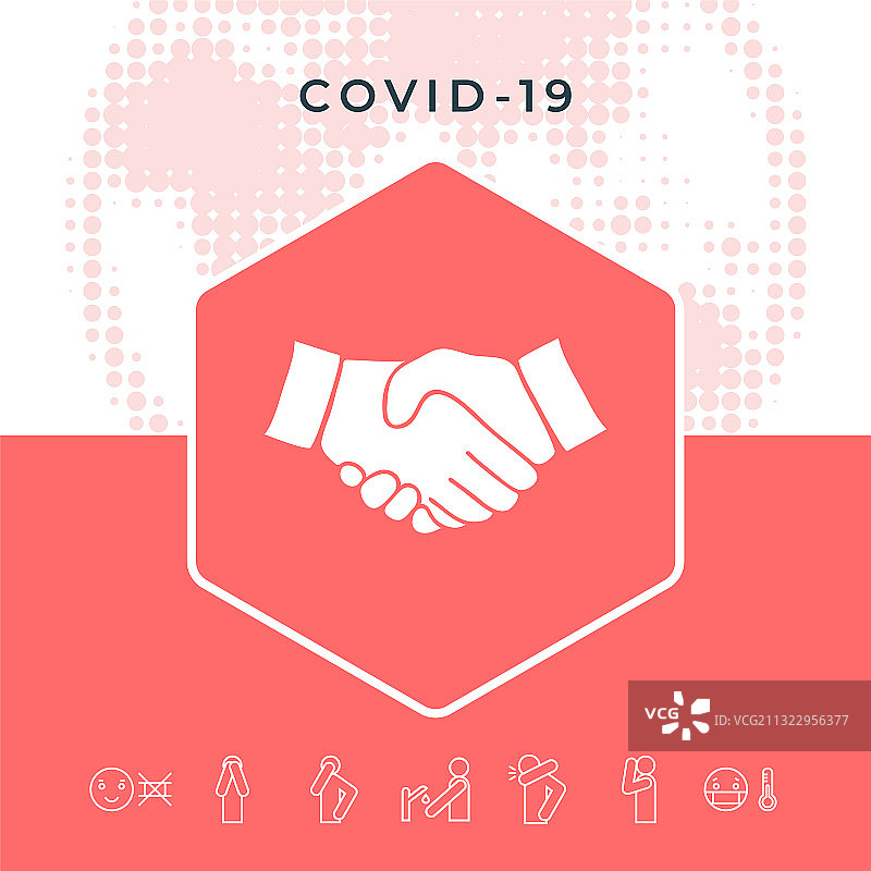 握手符号图标图形元素图片素材