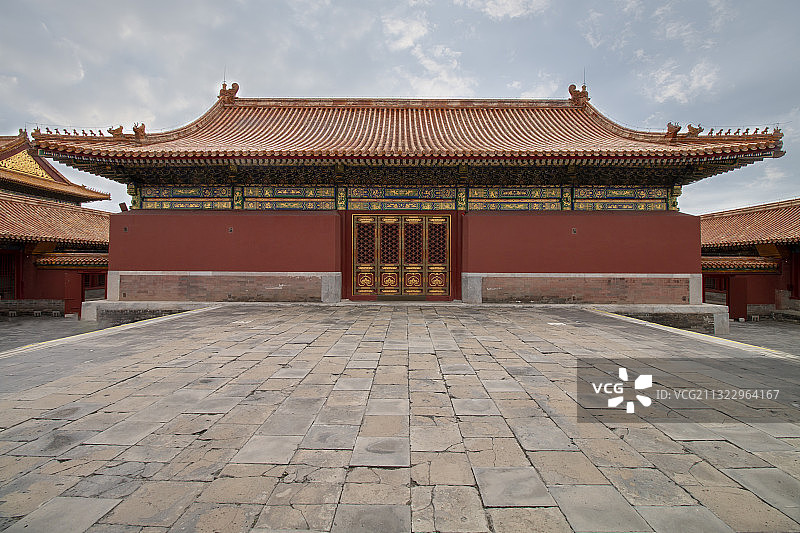 北京故宫紫禁城之后宫院落图片素材