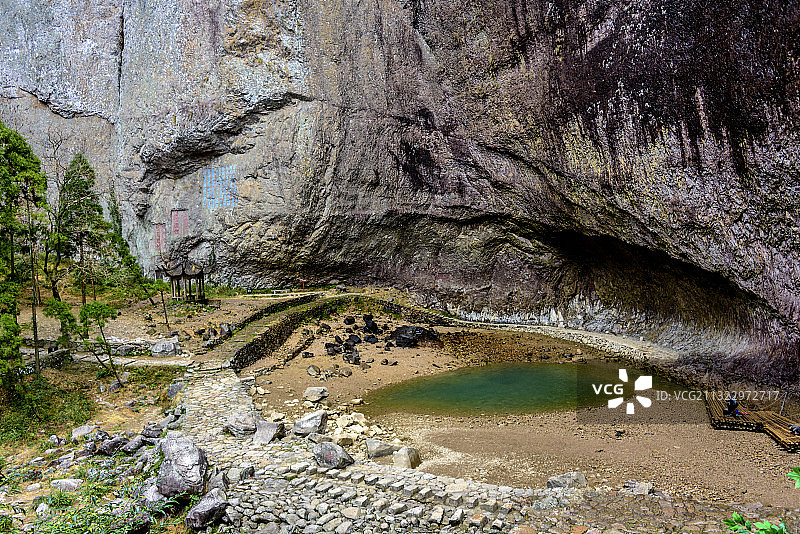 中国浙江省温州雁荡山大龙湫景区图片素材