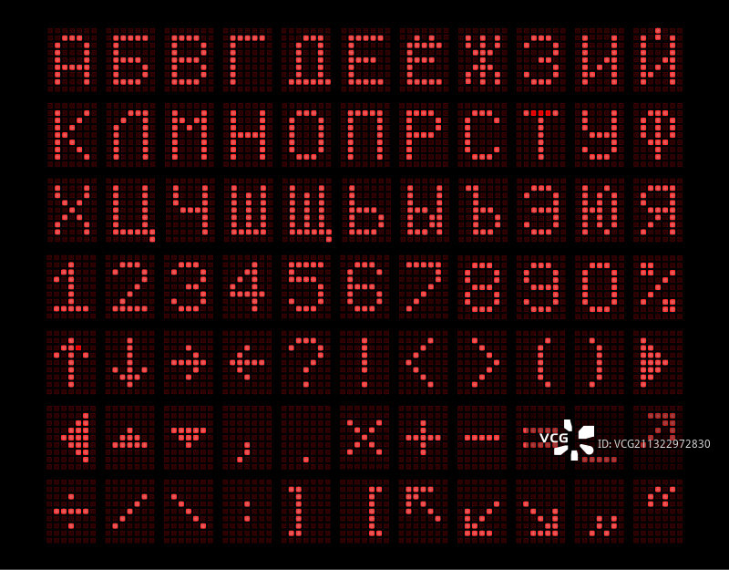 俄语字母、数字、标点符号和拼写图片素材