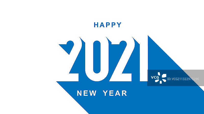 2021新年快乐banner长阴影图片素材