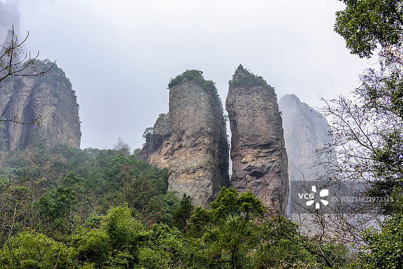 中国浙江省温州市雁荡山灵峰景区图片素材