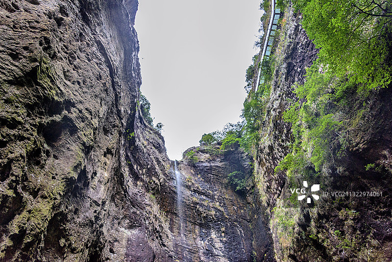 中国浙江省温州雁荡山灵岩景区图片素材