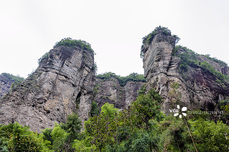 中国浙江省温州雁荡山灵岩景区图片素材