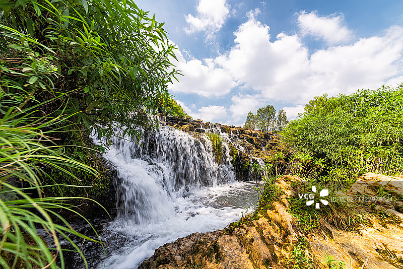 贵阳市花溪公园盛夏图片素材