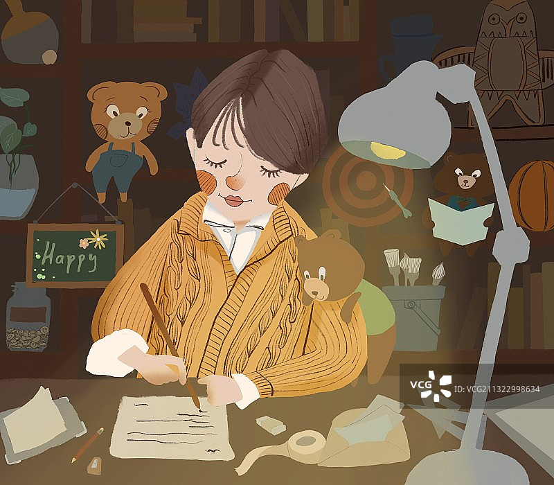 我和熊熊一起学习图片素材