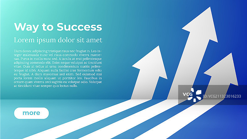指向成功的商务箭头目标方向概念图片素材