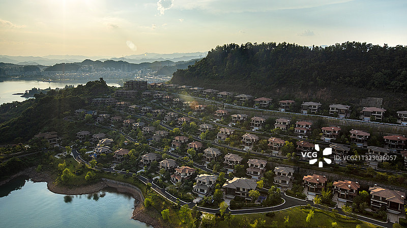 千岛湖游船码头图片素材