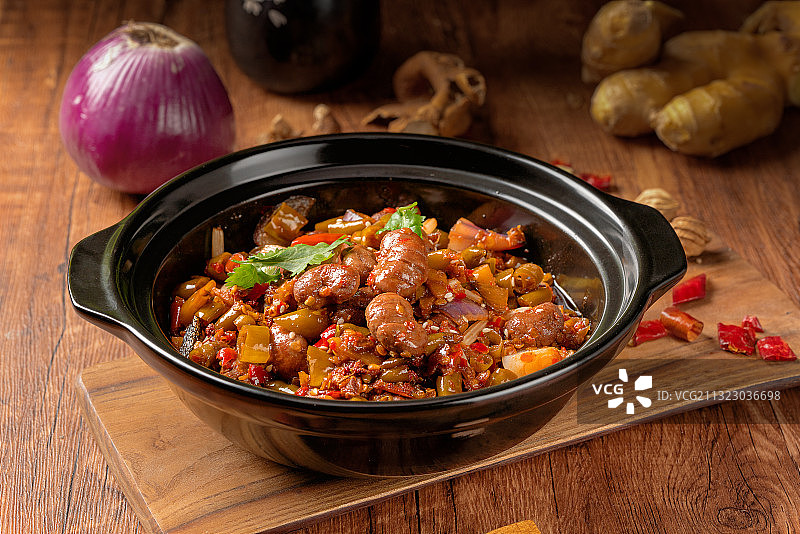 泡椒兔肚图片素材