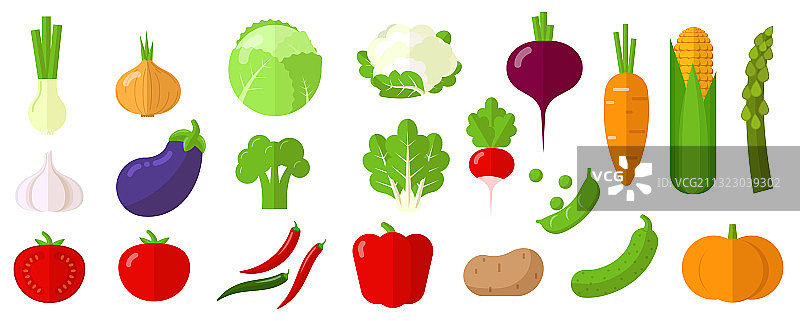 蔬菜设计元素合集图片素材