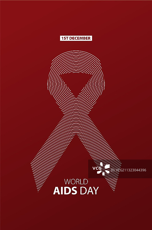 世界艾滋病日海报布局设计图片素材