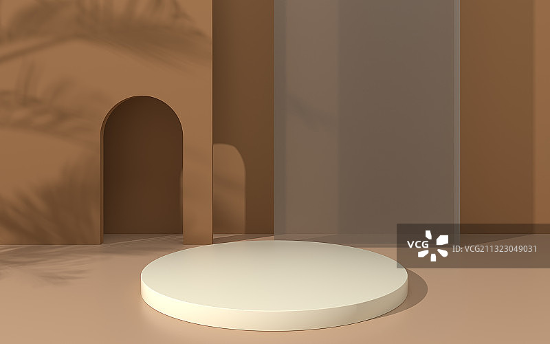 创意三维商品展示台 3D渲染图片素材