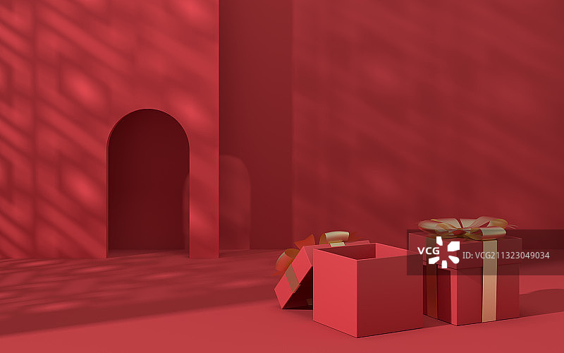 创意三维商品展示台 3D渲染图片素材