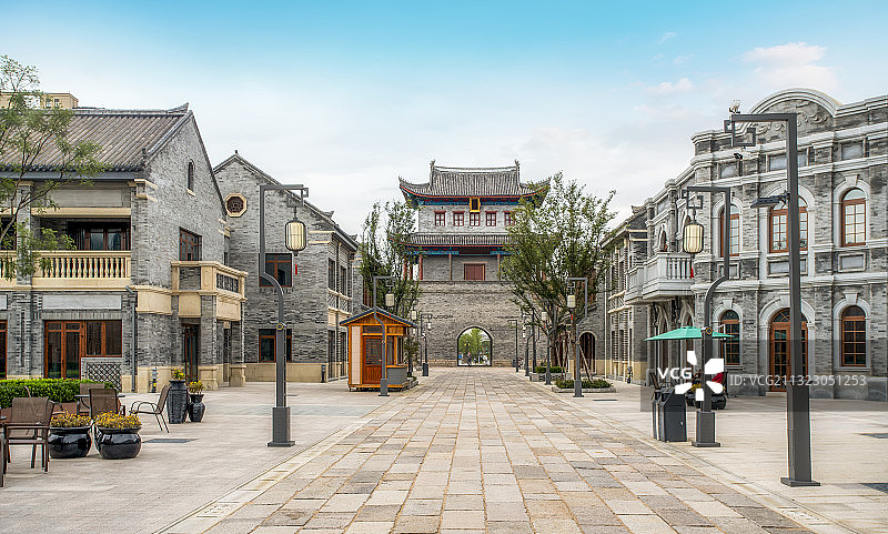 青岛即墨古城风光图片素材