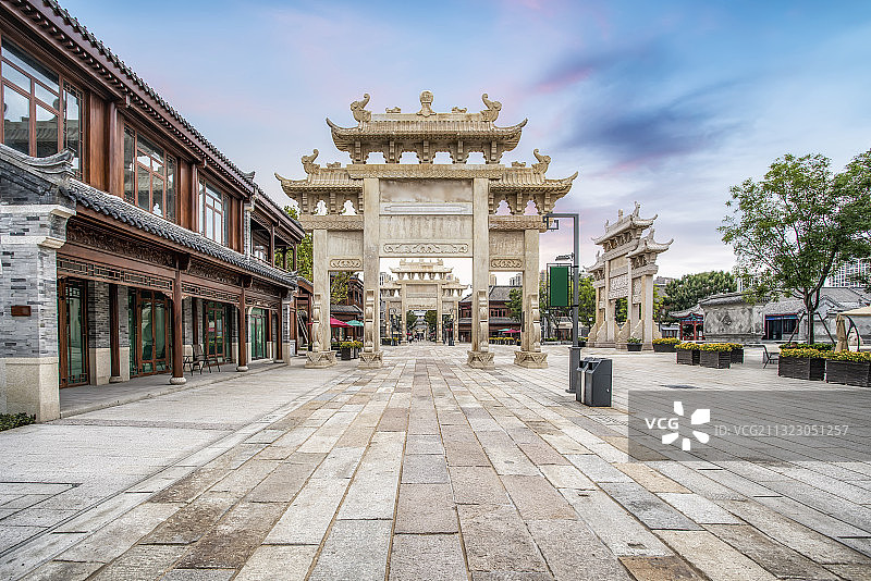 青岛即墨古城风光图片素材