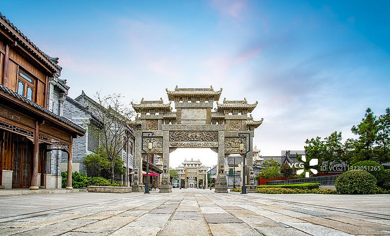 青岛即墨古城风光图片素材